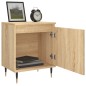 vidaXL Mesitas noche 2 uds madera ingeniería roble Sonoma 40x30x50 cm vidaXL Mesitas noche 2 uds madera ingeniería roble Sonoma 40x30x50 cm