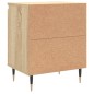 vidaXL Mesitas noche 2 uds madera ingeniería roble Sonoma 40x30x50 cm vidaXL Mesitas noche 2 uds madera ingeniería roble Sonoma 40x30x50 cm