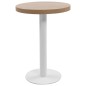 vidaXL Mesa de bistró MDF marrón claro 60 cm vidaXL Mesa de bistró MDF marrón claro 60 cm