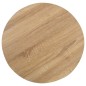vidaXL Mesa de bistró MDF marrón claro 60 cm vidaXL Mesa de bistró MDF marrón claro 60 cm
