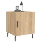 vidaXL Mesitas noche 2 uds madera ingeniería roble Sonoma 40x40x50 cm vidaXL Mesitas noche 2 uds madera ingeniería roble Sonoma 40x40x50 cm