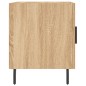 vidaXL Mesitas noche 2 uds madera ingeniería roble Sonoma 40x40x50 cm vidaXL Mesitas noche 2 uds madera ingeniería roble Sonoma 40x40x50 cm