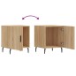vidaXL Mesitas noche 2 uds madera ingeniería roble Sonoma 40x40x50 cm vidaXL Mesitas noche 2 uds madera ingeniería roble Sonoma 40x40x50 cm
