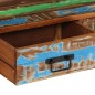 vidaXL Mueble de TV madera maciza reciclada 120x30x45 cm
