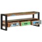 vidaXL Mueble de TV madera maciza reciclada 120x30x45 cm