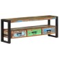 vidaXL Mueble de TV madera maciza reciclada 120x30x45 cm