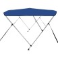 vidaXL Toldo Bimini de 3 arcos azul 183x180x137 cm vidaXL Toldo Bimini de 3 arcos azul 183x180x137 cm