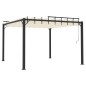 vidaXL Cenador con techo persiana 3x3 m tela y aluminio crema vidaXL Cenador con techo persiana 3x3 m tela y aluminio crema