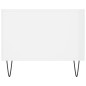 vidaXL Mesa de centro madera contrachapada blanco brillo 90x50x40 cm vidaXL Mesa de centro madera contrachapada blanco brillo 90x50x40 cm