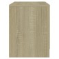vidaXL Mesita de noche madera ingeniería roble Sonoma 45x34,5x44,5 cm vidaXL Mesita de noche madera ingeniería roble Sonoma 45x34,5x44,5 cm