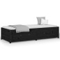 vidaXL Sofá cama de madera maciza de pino 90x190 cm