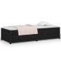 vidaXL Sofá cama de madera maciza de pino 90x190 cm