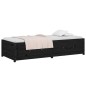 vidaXL Sofá cama de madera maciza de pino 90x190 cm
