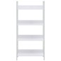 vidaXL Estantería 4 niveles madera ingeniería blanco 60x27,6x124,5 cm vidaXL Estantería 4 niveles madera ingeniería blanco 60x27,6x124,5 cm