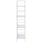 vidaXL Estantería 4 niveles madera ingeniería blanco 60x27,6x124,5 cm vidaXL Estantería 4 niveles madera ingeniería blanco 60x27,6x124,5 cm