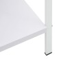 vidaXL Estantería 4 niveles madera ingeniería blanco 60x27,6x124,5 cm vidaXL Estantería 4 niveles madera ingeniería blanco 60x27,6x124,5 cm