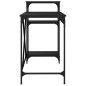 vidaXL Escritorio con estantes hierro y madera negro 135x50x90 cm vidaXL Escritorio con estantes hierro y madera negro 135x50x90 cm