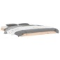 vidaXL Estructura de cama de madera maciza de pino 140x190 cm