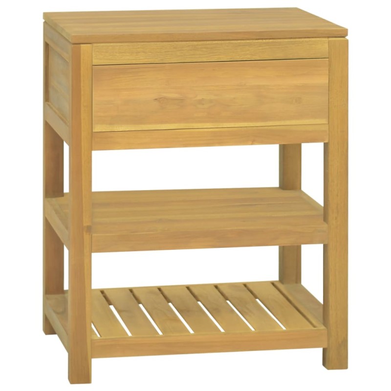 vidaXL Armario de baño madera maciza de teca 60x45x75 cm vidaXL Armario de baño madera maciza de teca 60x45x75 cm