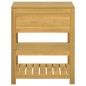 vidaXL Armario de baño madera maciza de teca 60x45x75 cm vidaXL Armario de baño madera maciza de teca 60x45x75 cm