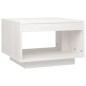 vidaXL Mesa de centro de madera maciza de pino blanco 50x50x33,5 cm vidaXL Mesa de centro de madera maciza de pino blanco 50x50x33,5 cm