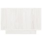 vidaXL Mesa de centro de madera maciza de pino blanco 50x50x33,5 cm vidaXL Mesa de centro de madera maciza de pino blanco 50x50x33,5 cm