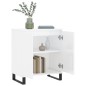 vidaXL Aparador de madera contrachapada blanco brillante 60x35x70 cm vidaXL Aparador de madera contrachapada blanco brillante 60x35x70 cm