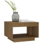 vidaXL Mesa de centro de madera maciza pino marrón miel 50x50x33,5 cm vidaXL Mesa de centro de madera maciza pino marrón miel 50x50x33,5 cm