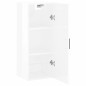 vidaXL Armario de pared blanco brillante 34,5x34x90 cm vidaXL Armario de pared blanco brillante 34,5x34x90 cm