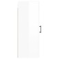 vidaXL Armario de pared blanco brillante 34,5x34x90 cm vidaXL Armario de pared blanco brillante 34,5x34x90 cm