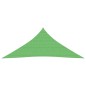 vidaXL Toldo de vela HDPE verde claro 160 g/m² 5x5x5 m vidaXL Toldo de vela HDPE verde claro 160 g/m² 5x5x5 m
