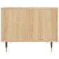 vidaXL Mesas de centro 2 uds madera ingeniería roble Sonoma 50x50x40cm vidaXL Mesas de centro 2 uds madera ingeniería roble Sonoma 50x50x40cm