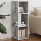 vidaXL Mueble de esquina madera ingeniería gris hormigón 33x33x100 cm vidaXL Mueble de esquina madera ingeniería gris hormigón 33x33x100 cm