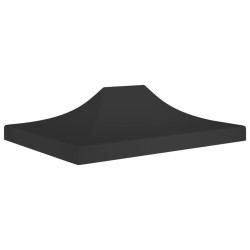 vidaXL Techo de carpa para celebraciones negro 4x3 m 270 g/m²