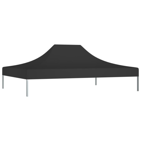 vidaXL Techo de carpa para celebraciones negro 4x3 m 270 g/m²