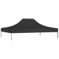 vidaXL Techo de carpa para celebraciones negro 4x3 m 270 g/m²