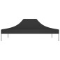 vidaXL Techo de carpa para celebraciones negro 4x3 m 270 g/m²