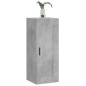 vidaXL Armario de pared madera ingeniería gris hormigón 34,5x34x90 cm vidaXL Armario de pared madera ingeniería gris hormigón 34,5x34x90 cm