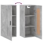 vidaXL Armario de pared madera ingeniería gris hormigón 34,5x34x90 cm vidaXL Armario de pared madera ingeniería gris hormigón 34,5x34x90 cm