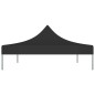 vidaXL Techo de carpa para celebraciones negro 4x3 m 270 g/m²