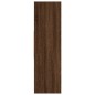 vidaXL Estantería madera contrachapada marrón roble 97,5x29,5x100 cm vidaXL Estantería madera contrachapada marrón roble 97,5x29,5x100 cm