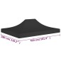 vidaXL Techo de carpa para celebraciones negro 4x3 m 270 g/m²