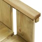 vidaXL Banco de jardín de madera de pino impregnada 172 cm vidaXL Banco de jardín de madera de pino impregnada 172 cm