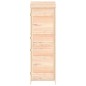 vidaXL Cobertizo de jardín madera maciza de abeto 55x52x174,5 cm vidaXL Cobertizo de jardín madera maciza de abeto 55x52x174,5 cm