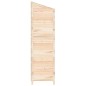 vidaXL Cobertizo de jardín madera maciza de abeto 55x52x174,5 cm vidaXL Cobertizo de jardín madera maciza de abeto 55x52x174,5 cm
