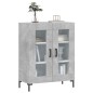 vidaXL Aparador de madera de ingeniería gris hormigón 69,5x34x90 cm vidaXL Aparador de madera de ingeniería gris hormigón 69,5x34x90 cm