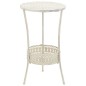 vidaXL Mesa bistró estilo vintage metal redonda 40x70 cm blanca vidaXL Mesa bistró estilo vintage metal redonda 40x70 cm blanca