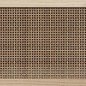 vidaXL Mueble para TV madera maciza pino y ratán natural 105x30x40 cm