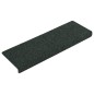 vidaXL Alfombrilla de escaleras 15 uds tela punzonada marrón 65x21x4cm vidaXL Alfombrilla de escaleras 15 uds tela punzonada marrón 65x21x4cm