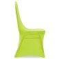 vidaXL Funda de silla elástica 6 unidades verde vidaXL Funda de silla elástica 6 unidades verde